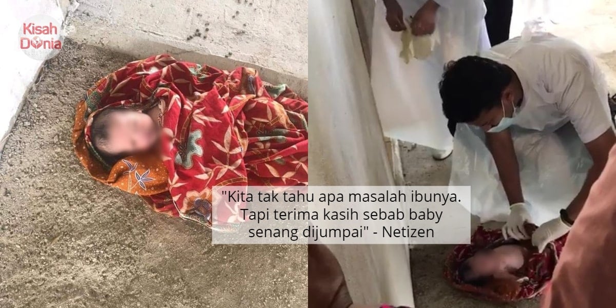 Tragedi Buang Bayi Bulan Syawal, Cuma Berkain Batik & Tali Pusat Belum Luruh 1