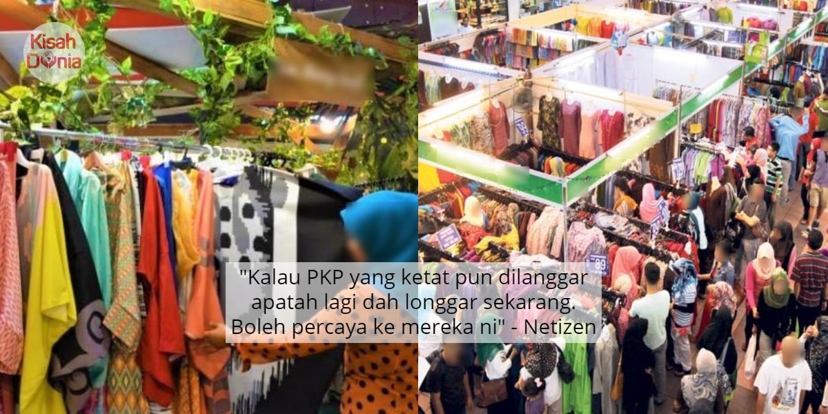Tak Mustahil Muncul Kluster Shopping Raya, Rakyat Disaran Guna Baju Lama Saja 1