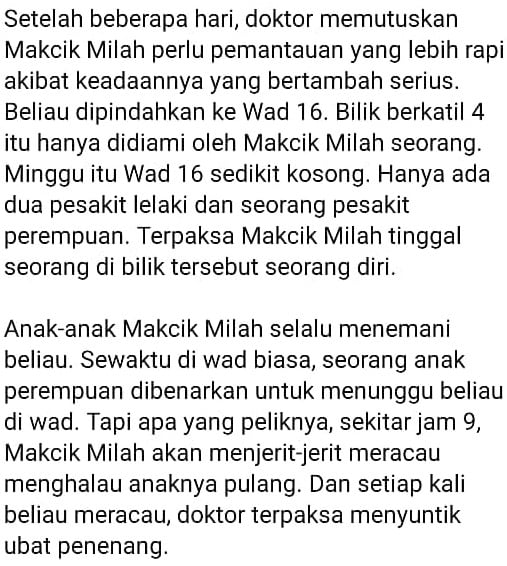 “Siti Dah Tahu?” - Patient Asyik Meracau 9 Malam & Halau Jururawat, Rupanya.. 6