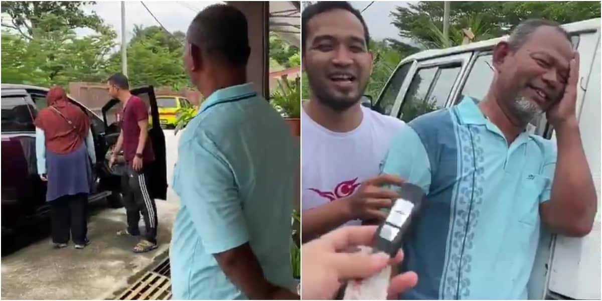 [VIDEO] Ayah Suka Melawak, Tapi Gugur Air Mata Bila Dapat Kejutan Istimewa Anak