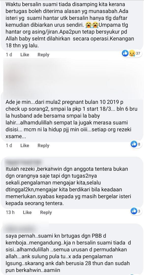 7 Bulan Menjauh Walau Sarat Hamil, Struggle Sebenar Wanita Bersuamikan Prajurit