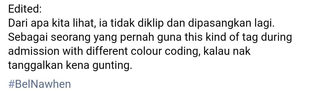 Dah Balik Overseas Buat Hal Pula, Gadis Jumpa ‘Wristband COVID-19’ Tertanggal