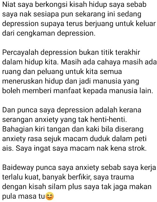 Muka Serupa ‘Zombie’, Wanita Dedah Kerja Kuat & Banyak Fikir Punca Depression