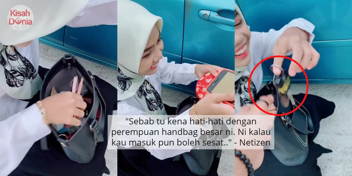 Dilema Harta Menimbun Dalam Handbag, Gadis Cuak Seluk ...