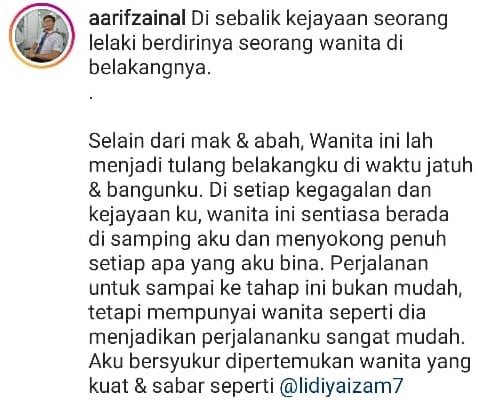 Niat Kahwin Sejak Pertama Kali Kenal, Sweet Habis Karangan Buat Isteri Tercinta