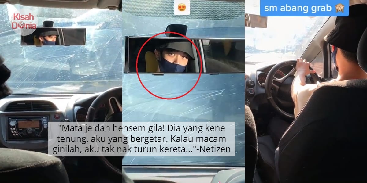 Kantoi Curi Pandang Abang E-Hailing, Gadis Rakam Video Sweet Bertentangan Mata 5