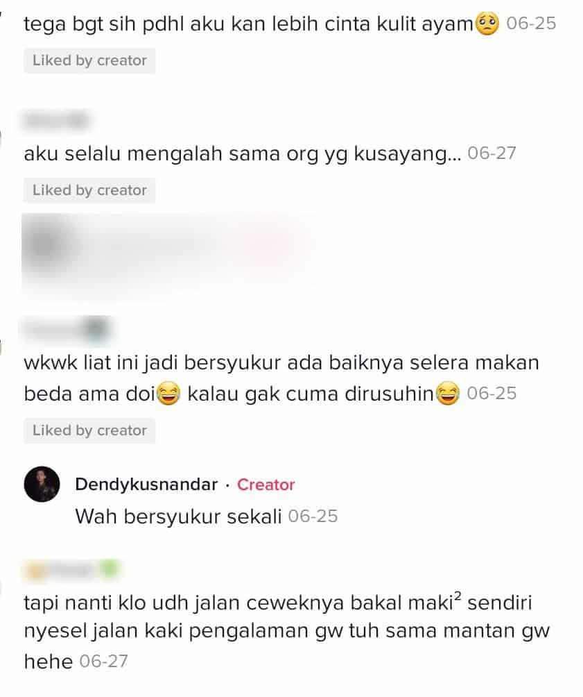 Rembat Makan Kulit Ayam Goreng Masa Dating, Lelaki Terdiam Awek Merajuk Teruk