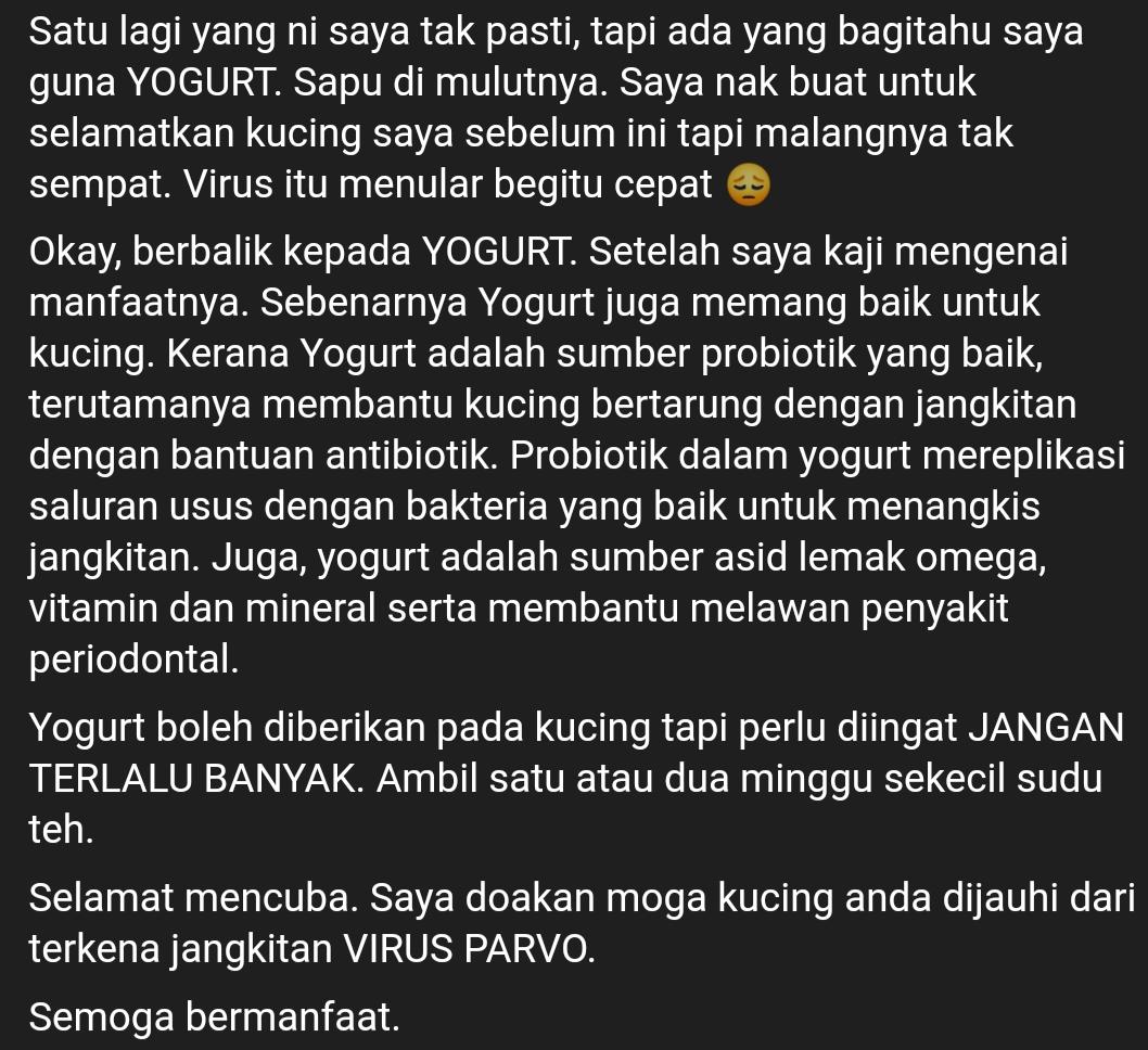 Bahana Virus Parvo Yang Buat ‘Si Meow’ Ajal, Tuan Kucing Boleh Cuba Penawar Ini