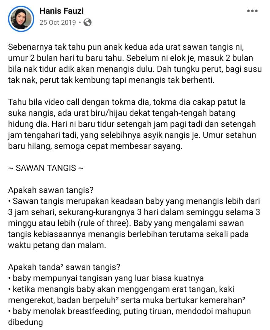 Perhatikan Urat Sawan Tangis Wujud Di Wajah Anak Punca Kuat Merengek Tiap Hari Kisah Dunia