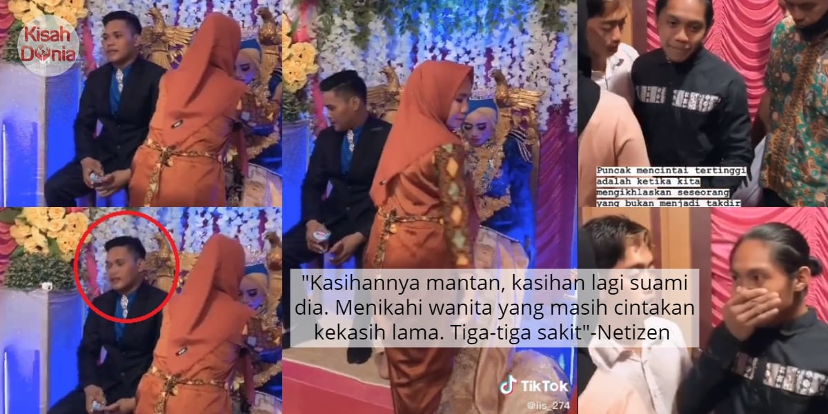 [VIDEO] Nampak Mantan Datang Wedding, Pengantin Perempuan Nangis Atas Pelamin 2