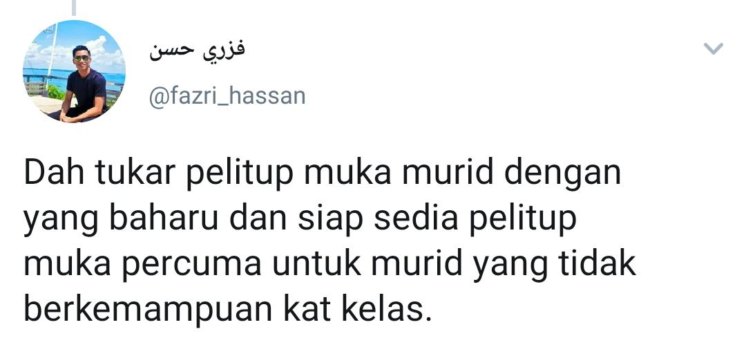 Ulang Pakai Sampai Berdaki, Cikgu Sebak Tengok Mask Pelajar Siap Berjahit Lagi