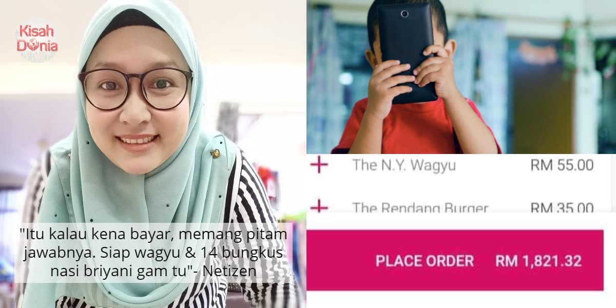 Wanita Panik Anak Saudara Hampir Order Makanan RM1800 -"Macam Nak Buat Kenduri" 5