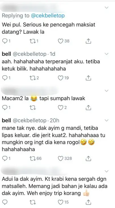 [VIDEO] Ketawa Macam Perempuan, Tak Pasal-Pasal Pencegah Maksiat Datang Siasat