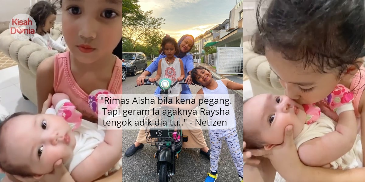 “Habislah Buat Adik Macam Doll” – Fasha Sandha Tak Keruan Lihat Gelagat Raysha