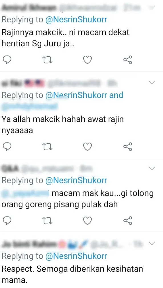 Pantang Nampak Sepah, Gadis Pening Tengok Mak Ambil Alih Kerja Tukang Sapu R&R