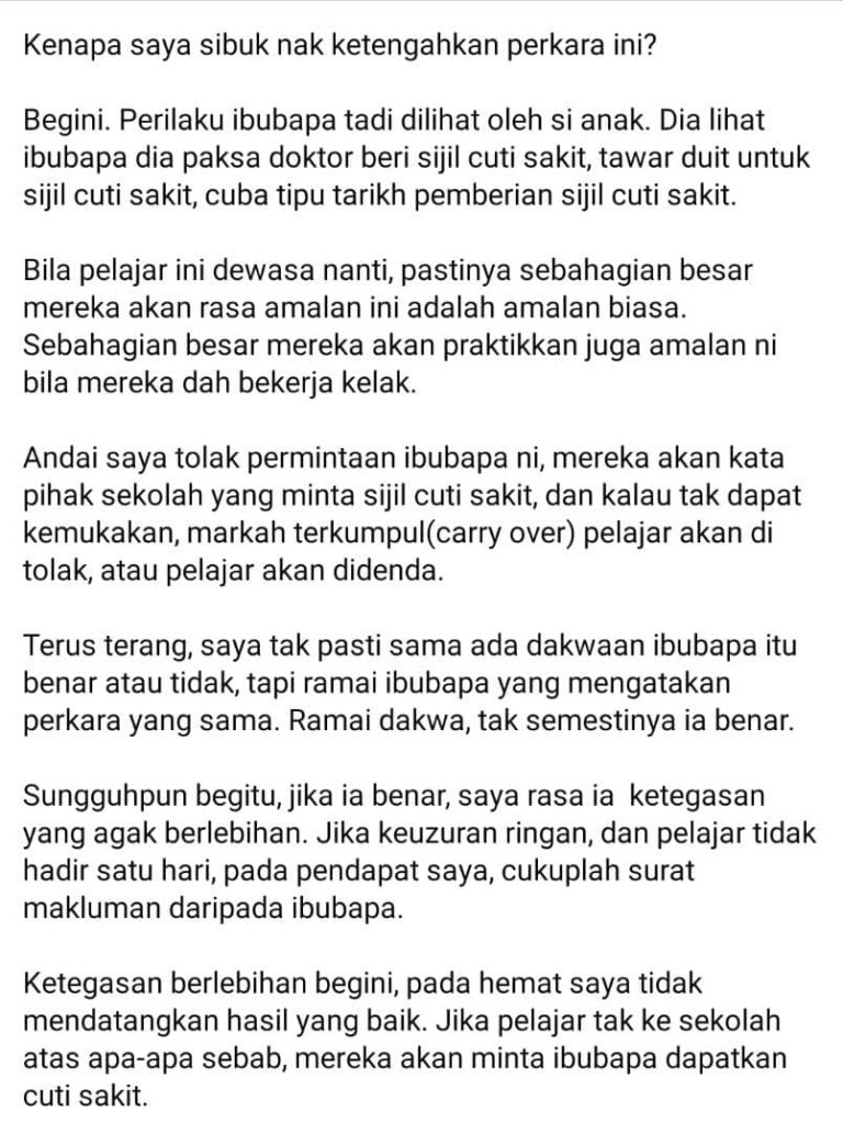 Cara Nak Tulis Surat Temuramah Kepada Pusat Kesihatan