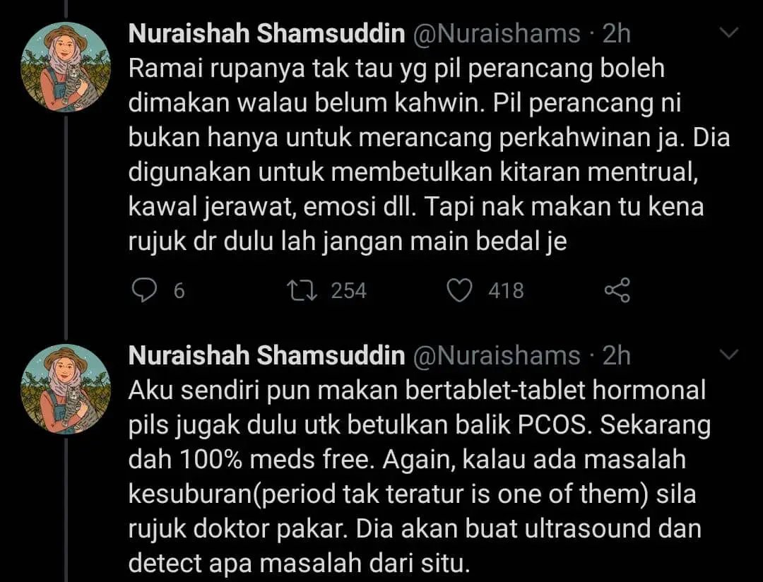 Wanita Anggap Pil Perancang Beri Kesan Buruk, Rupanya Mampu Baiki Kitaran Haid