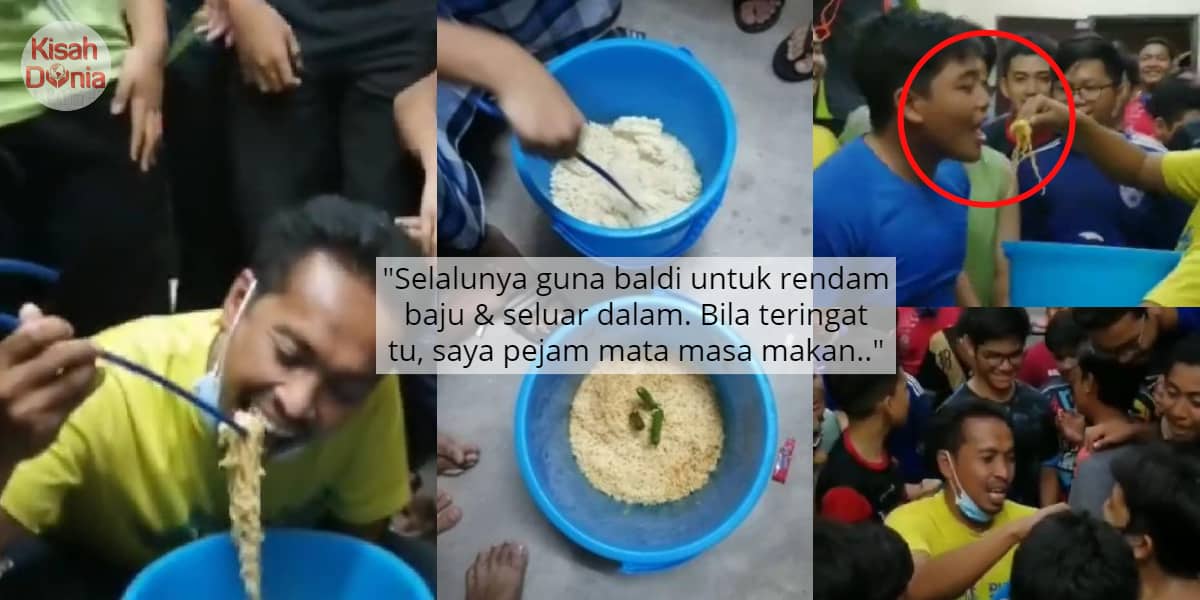 Budak Hostel Buat 'Farewell Party', Jamu Guru Makan Mi Segera Dalam Baldi 2