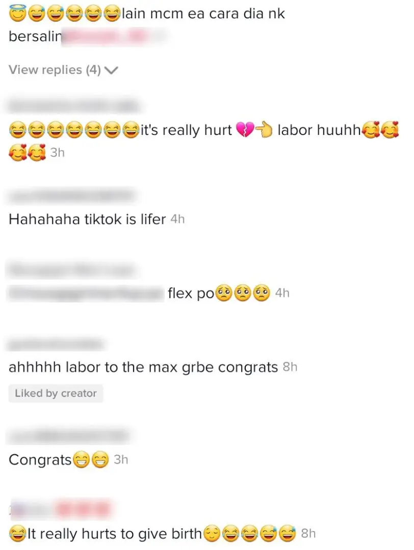 Try Hard Bergelek Masa ‘Azab’ Contractions, Ibu Nak Bersalin Buat Netizen Dekah