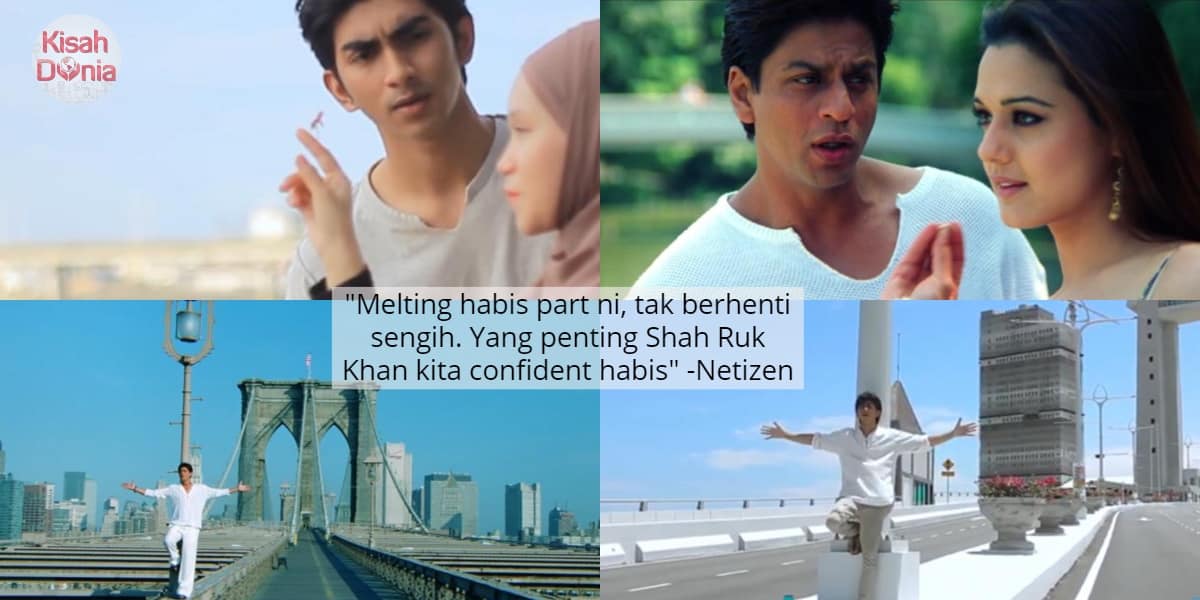 [VIDEO] Muka Pemuda Persis Shah Rukh Khan, Parodi Hindustan Buat Wanita Cair 5