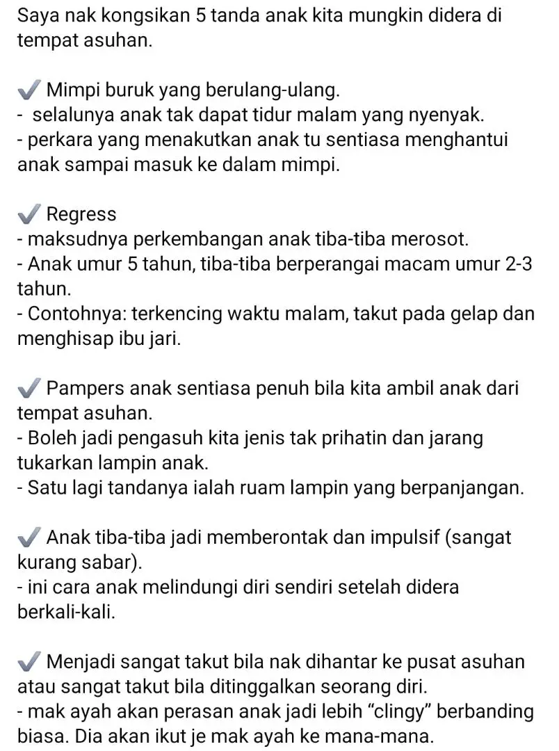 Anak Banyak Berdiam Lepas Hantar Ke Pengasuh, Doktor Tergamam Tahu Hal Sebenar