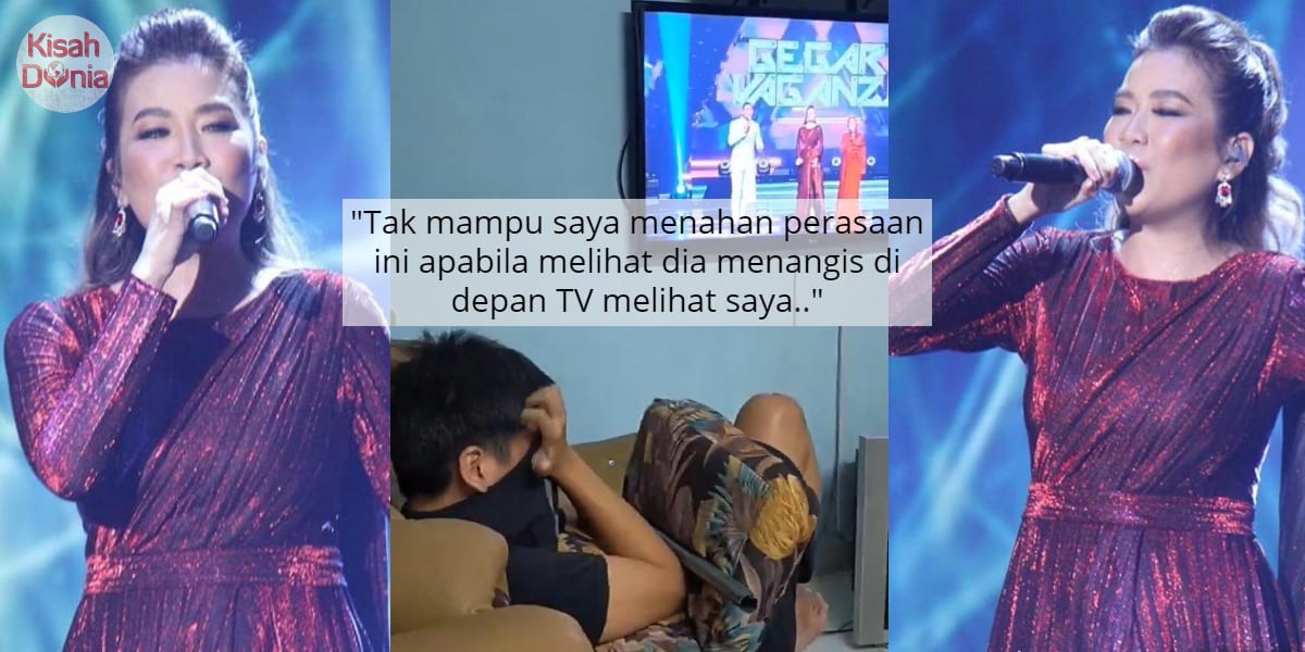 [VIDEO] Bawa Lagu 'Sempurna', Anak Teruna Ashira Aziz Menangis Rindu Depan TV 7