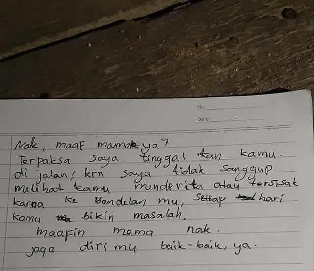 Tak Sanggup Hadap Kenakalan Mencuri, Ibu Buang Anak Usia 8 Tahun Ditepi Jalan