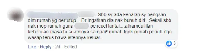 Campur Peluntur & Sabun Pencuci Lantai, Wanita Keracunan Klorin Lepas 5 Minit