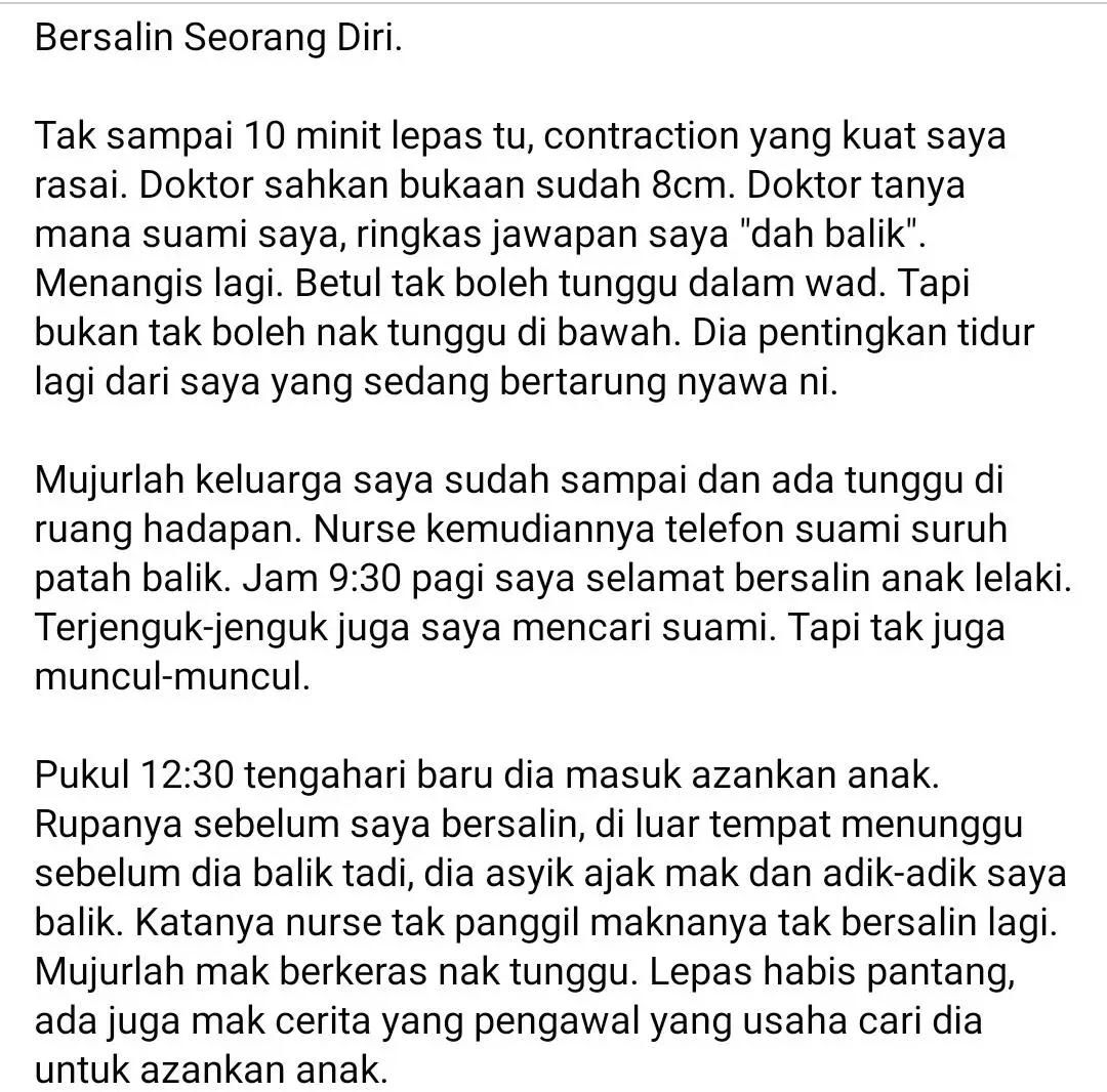 Pernah Doa Nyawa Anak Dicabut, Isteri ‘Makan Hati’ Dengan Panas Baran Suami