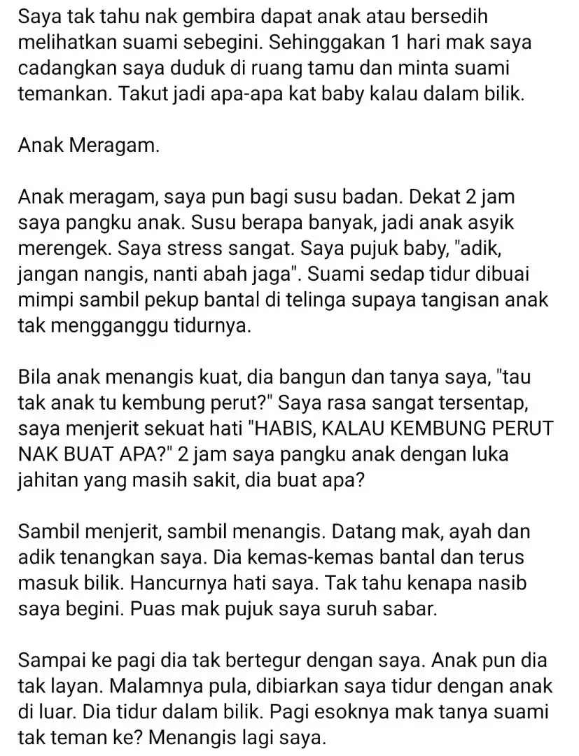 Pernah Doa Nyawa Anak Dicabut, Isteri ‘Makan Hati’ Dengan Panas Baran Suami