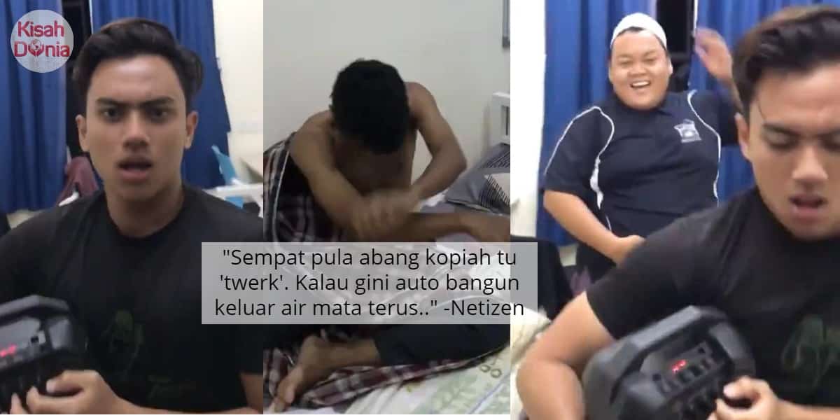 [VIDEO] Pak Guard ‘Terciduk’ Berjoget Di Kaki Lima , Ramai Puji Kalah Blackpink