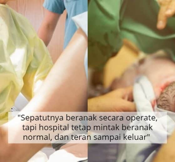 Dipaksa Teran Secara Normal, Kepala Bayi Terputus Daripada Badan Waktu Bersalin 2 Dipaksa Teran Secara Normal, Kepala Bayi Terputus Daripada Badan Waktu Bersalin 1