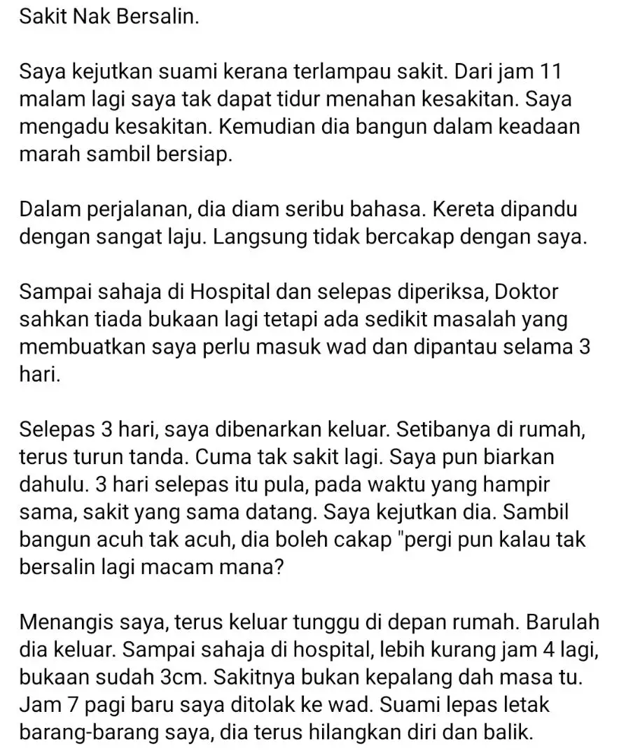 Pernah Doa Nyawa Anak Dicabut, Isteri ‘Makan Hati’ Dengan Panas Baran Suami