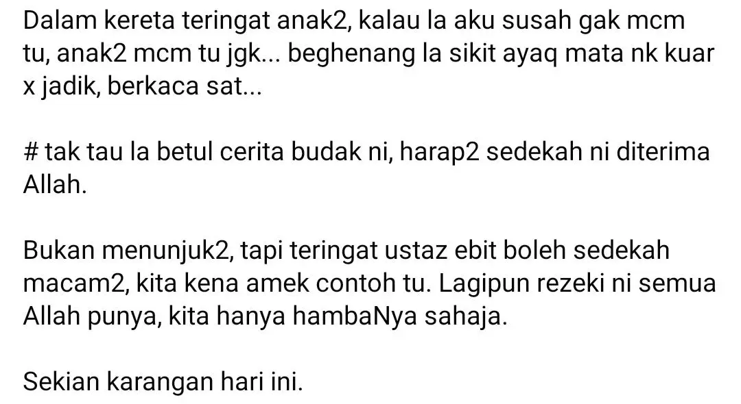 Mak Pergi Cari Tin, Budak Tunggu Tepi Jalan Minta RM5 Nak Beli Nasi Goreng