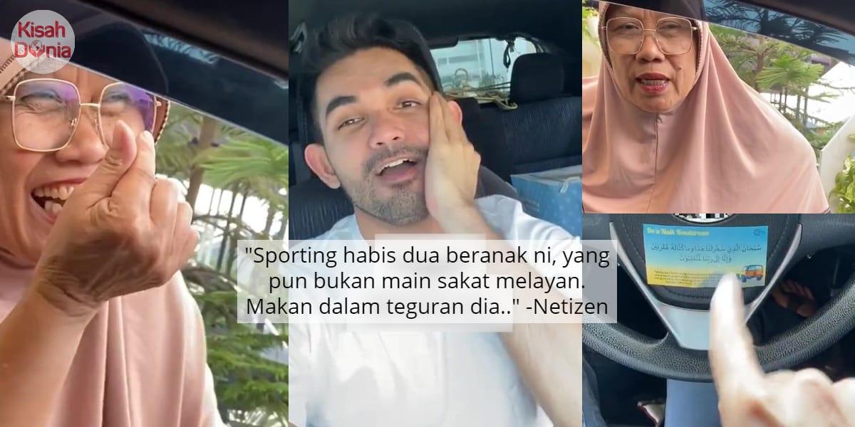 [VIDEO] Siap 'Mini Love' Lagi, Pemuda Terkejut Mak Tampal Doa Di Stereng Kereta 4