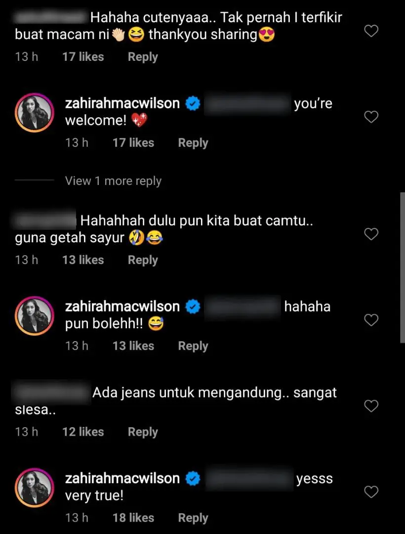 Zahirah MacWilson Ajar ‘Trick’ Guna Getah Rambut, Pregnant Tapi Nak Pakai Jeans