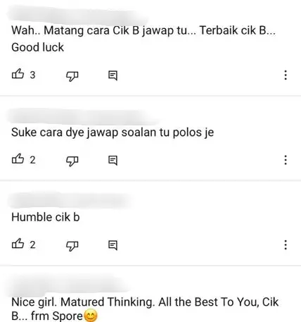 [VIDEO] “Mama Push Untuk Berlakon” -Netizen Puji Jawapan Cik B Penuh Sopan