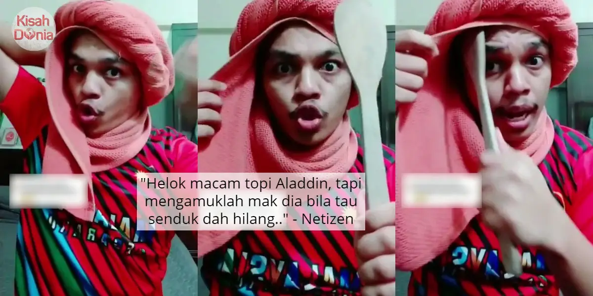 [VIDEO] Adjust Rambut Pakai Sudip, Tutorial Tudung 'Tayar Spare' Ni Lawak Habis 75