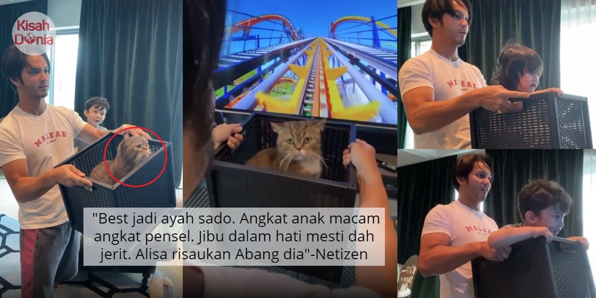 VIDEO] Anak Beranak Main Roller Coaster Depan TV, Part Bujibu Tu 