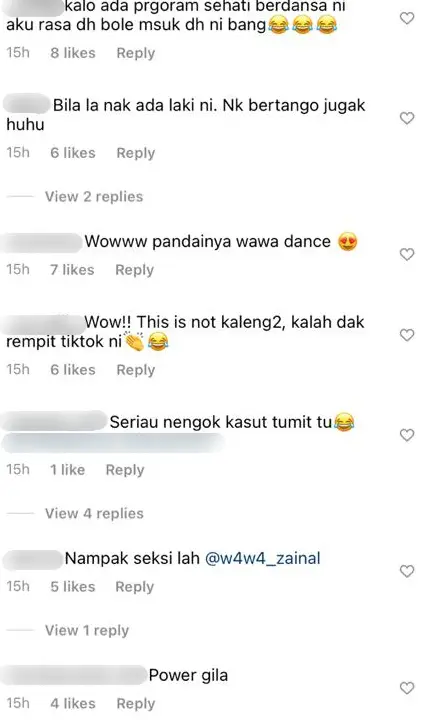 [VIDEO] Ditegur Baju Terselak Masa Menari Tango, Wawa Zainal Terus Bagi Respon