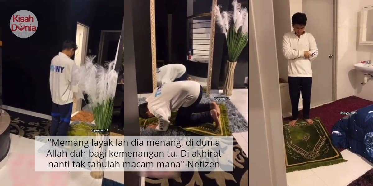 [VIDEO] Sering Minta Sejadah, Rakan Tersentuh Haqiem Rusli Tak Miss Solat 7