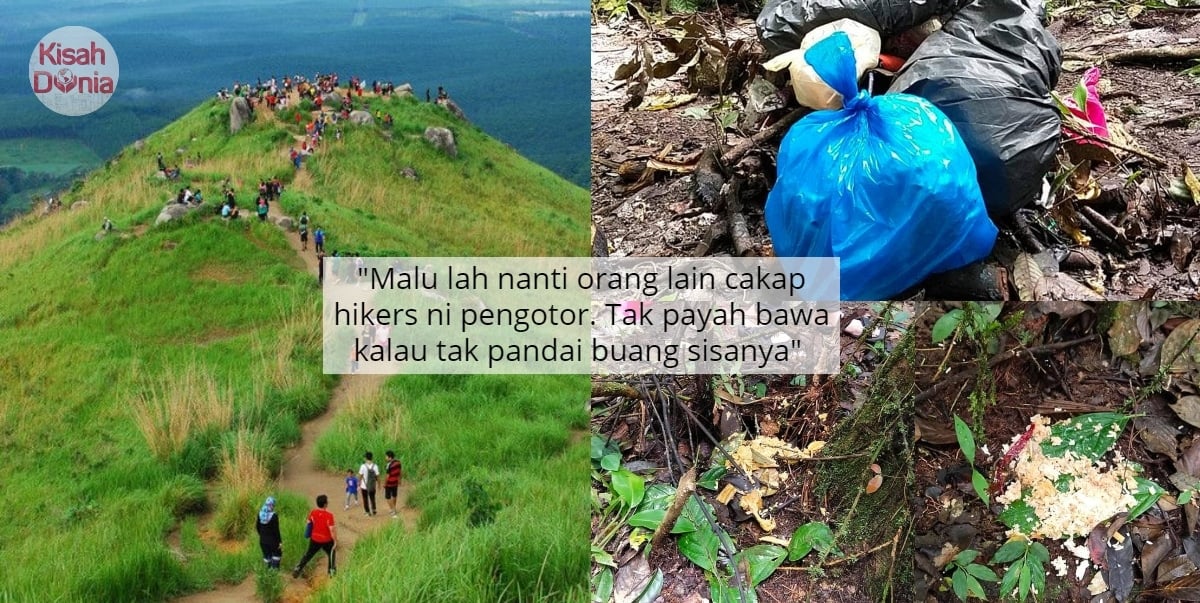 Bangga Up Gambar Puncak Tapi Tak Jaga Kebersihan, Terdedah Sisi Gelap Hikers 9