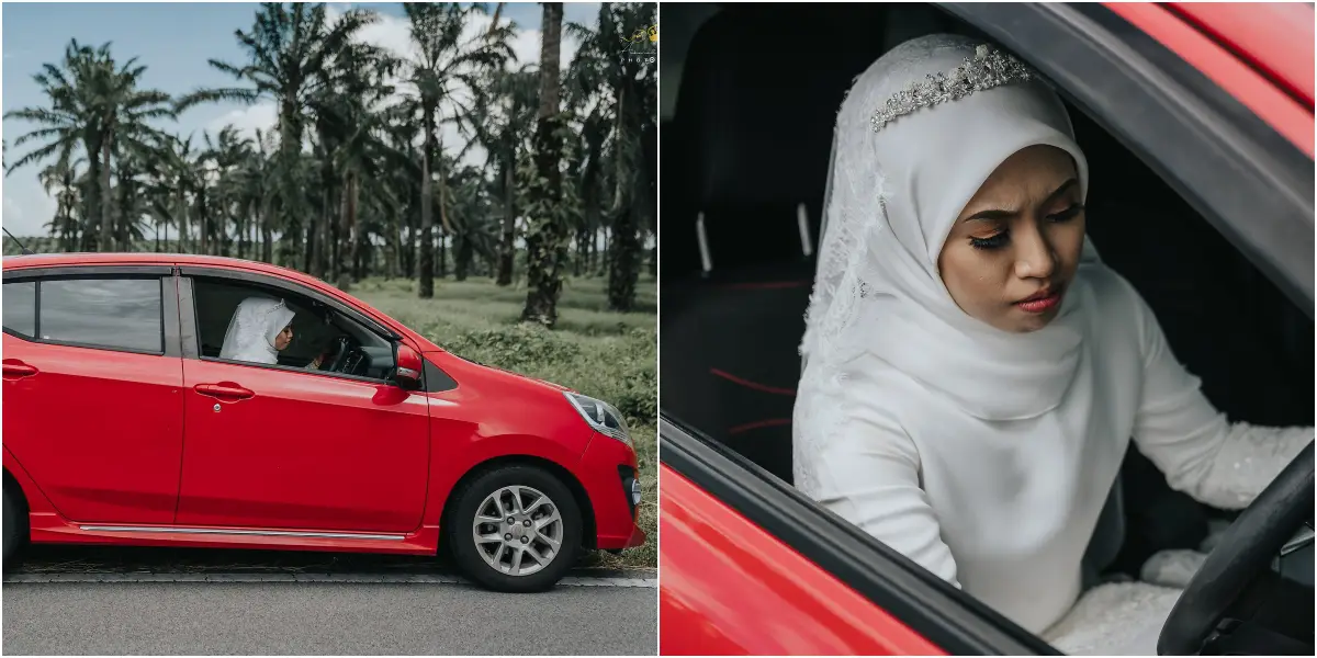 Jodoh ‘Tersangkut’ Waktu Kereta Rosak, Kisah Pertemuan Pengantin Ni Sweet Teruk