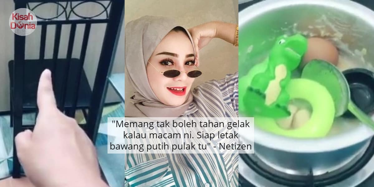 [VIDEO] Pening Anak Buat Hal, Ibu Beletiaq Tengok Masakan ‘Special’ Atas Dapur