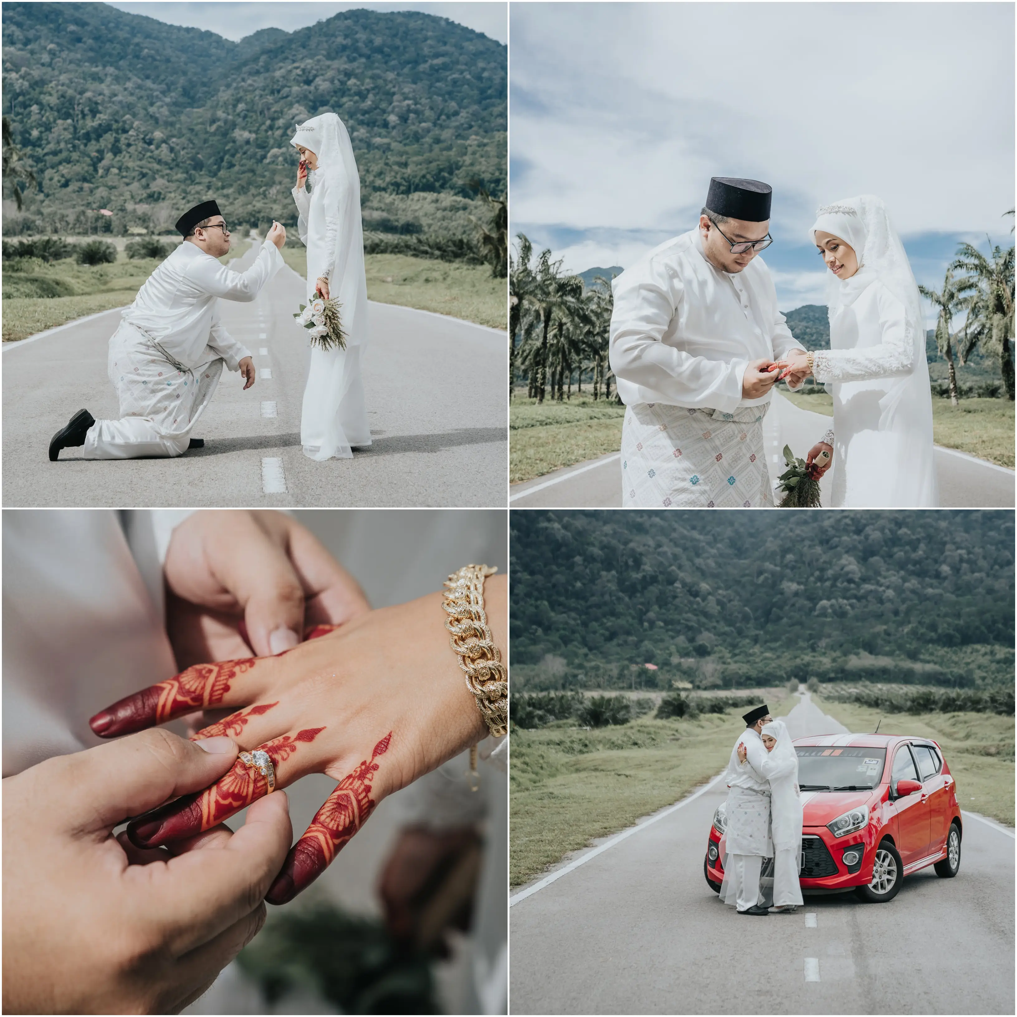 Jodoh ‘Tersangkut’ Waktu Kereta Rosak, Kisah Pertemuan Pengantin Ni Sweet Teruk