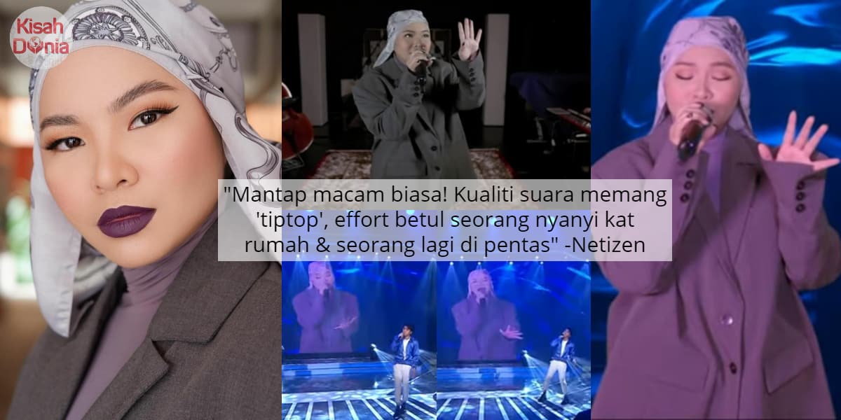 [VIDEO] Perform Dari Rumah, Laungan Vokal Mantap Aina Abdul 'Melekat' Di Jiwa 4