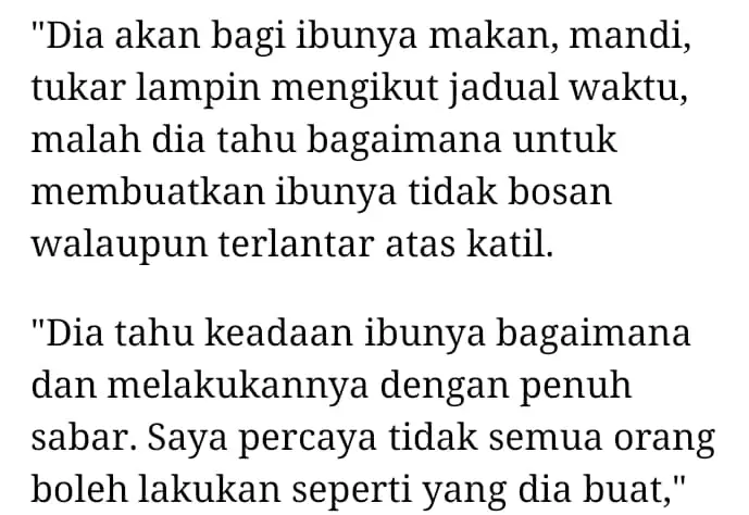 Surya Sangat Teliti & Sabar, Bapa Buntu Nak Cari Pengganti Untuk Jaga Isteri