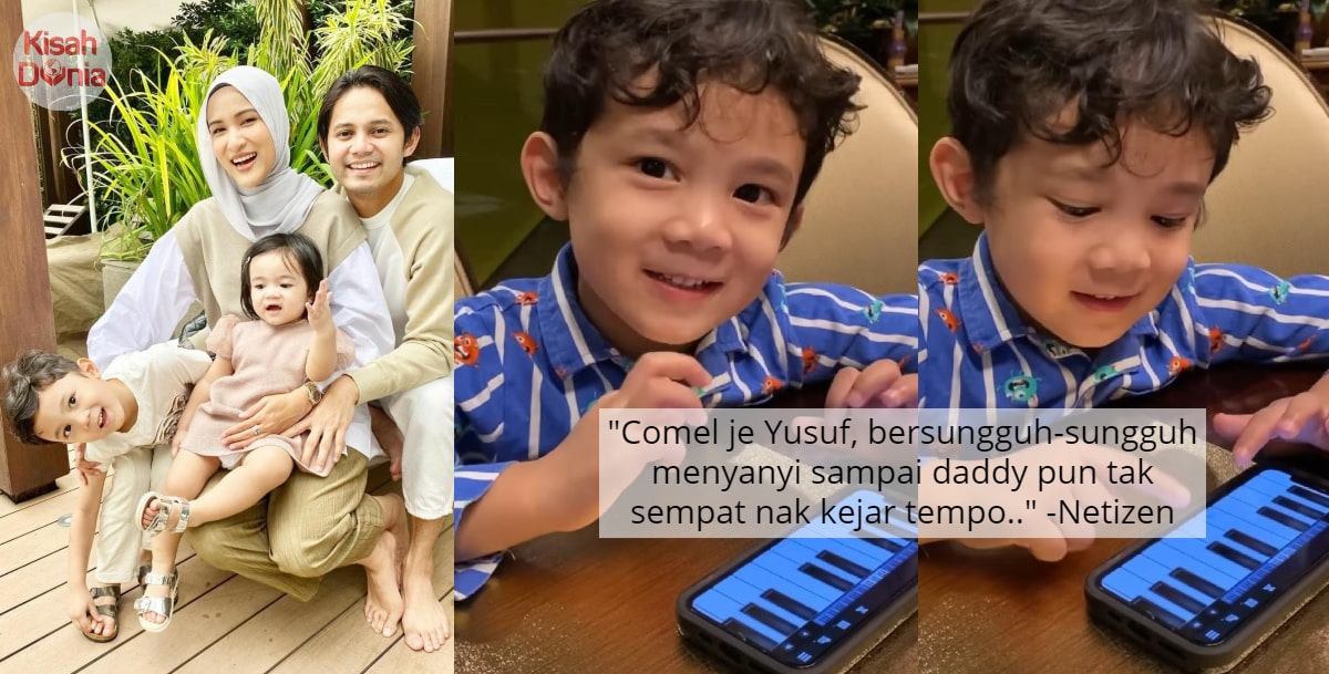 [VIDEO] Bijak Main Piano, Nyanyian Cute Yusuf Iskandar Buat Ramai 'Melting' 6