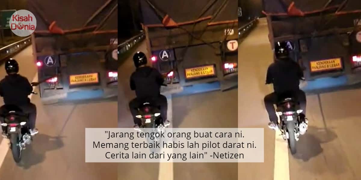 [VIDEO] Jumpa Motor Habis Minyak Atas Highway, Aksi 'Rare' Abang Lori Dipuji 4
