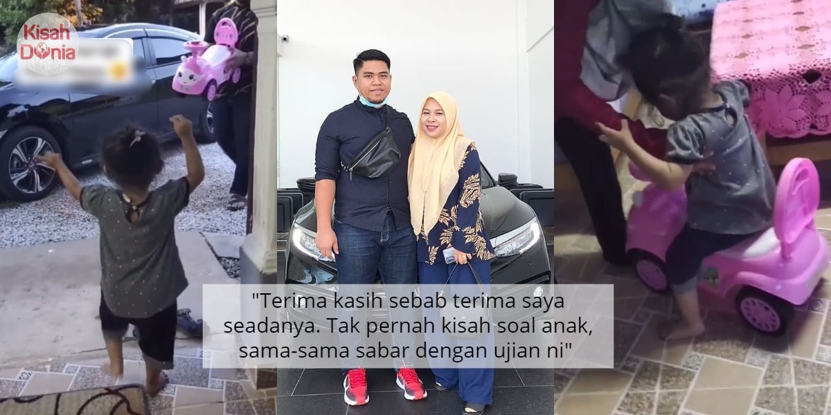 [VIDEO] Belum Ada Rezeki, Suami Isteri Bahagia Tumpang Kasih Anak Member 6